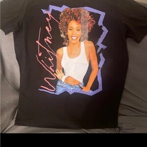 Old Navy Black Whitney Houston Graphic Tee